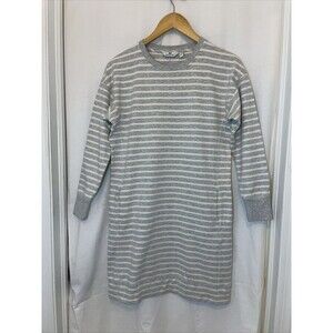 Vineyard Vines Sweater Dress Size XS Gray Stripe